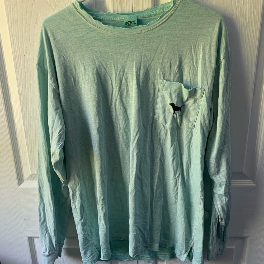 PINK Longsleeve oversized tee